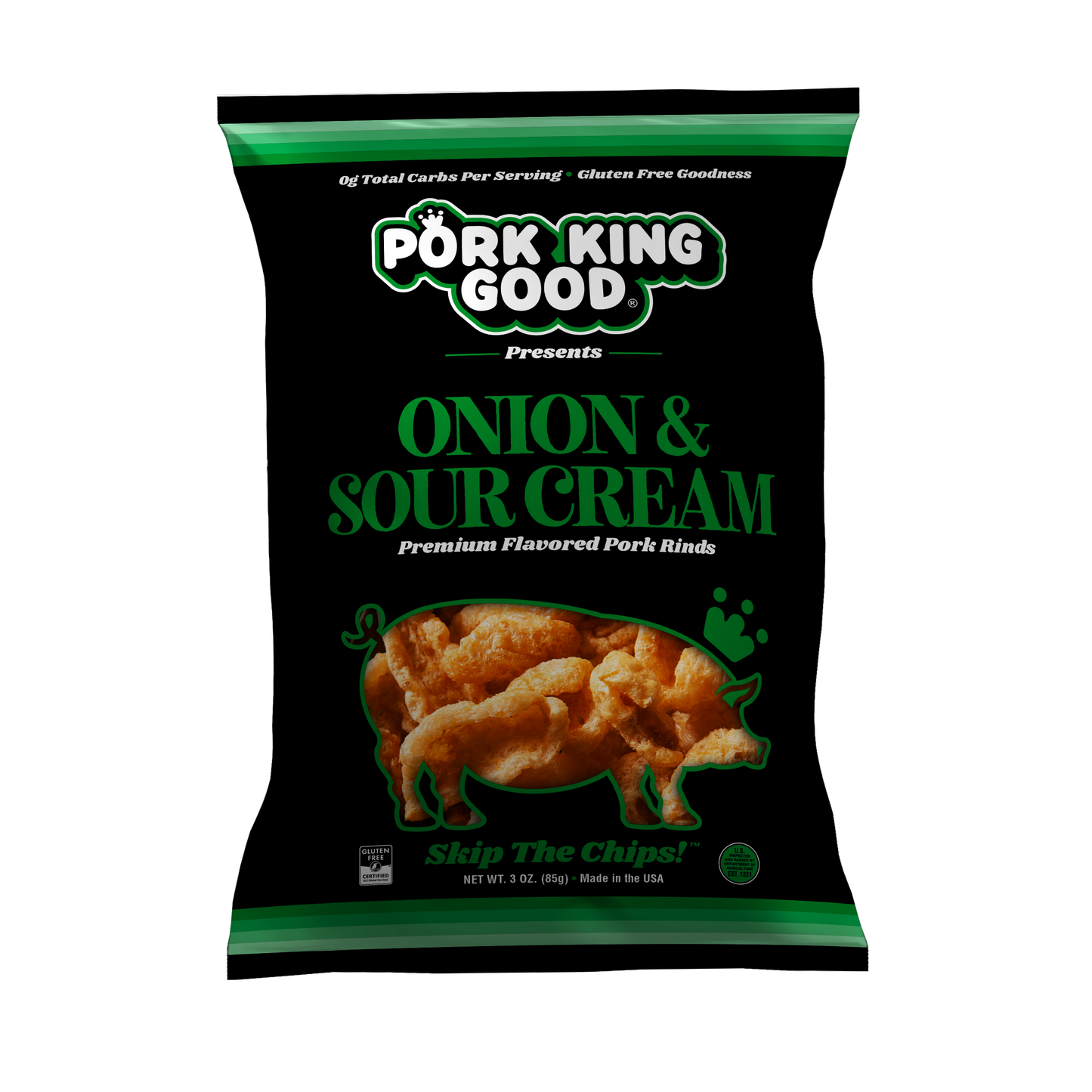 Savory Pork Rinds - 3oz Variety Pack (5-Pack)
