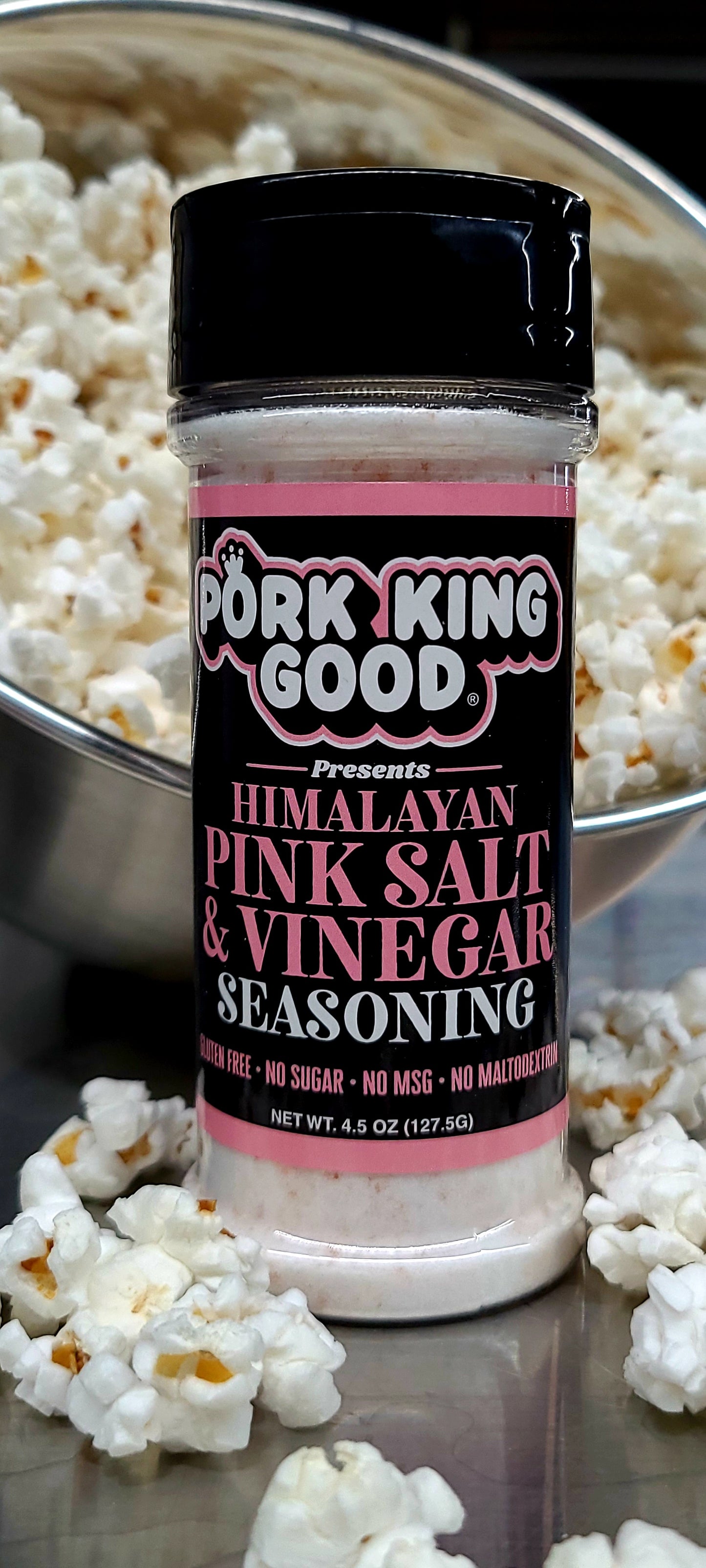 2 Pack Pork King Good Himalayan Pink Salt & Vinegar Seasoning