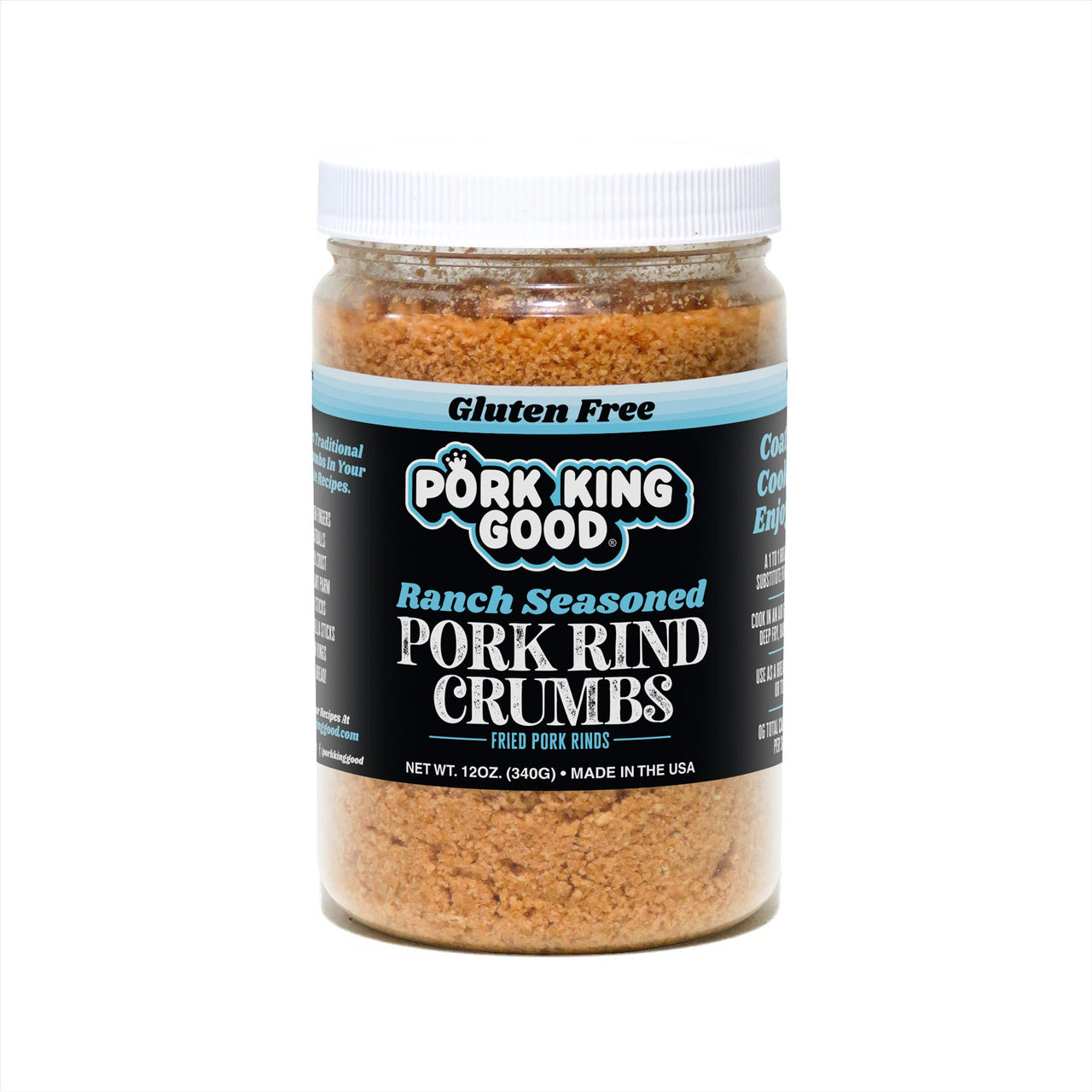 Pork King Good Pork Rind Crumbs Ranch Flavor