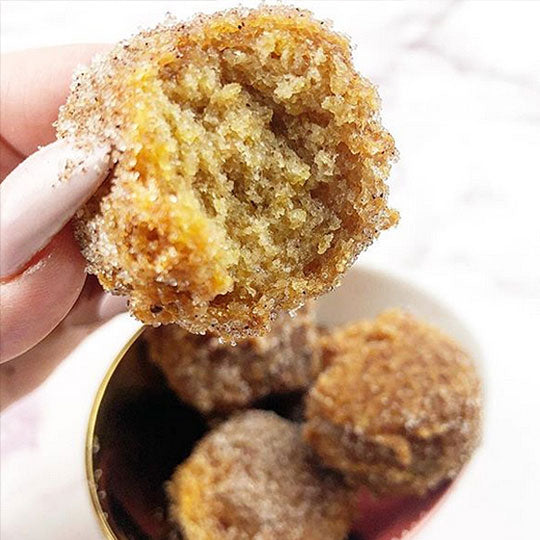 Pork Rind Crumb Keto Donut Holes by Vy & Regina