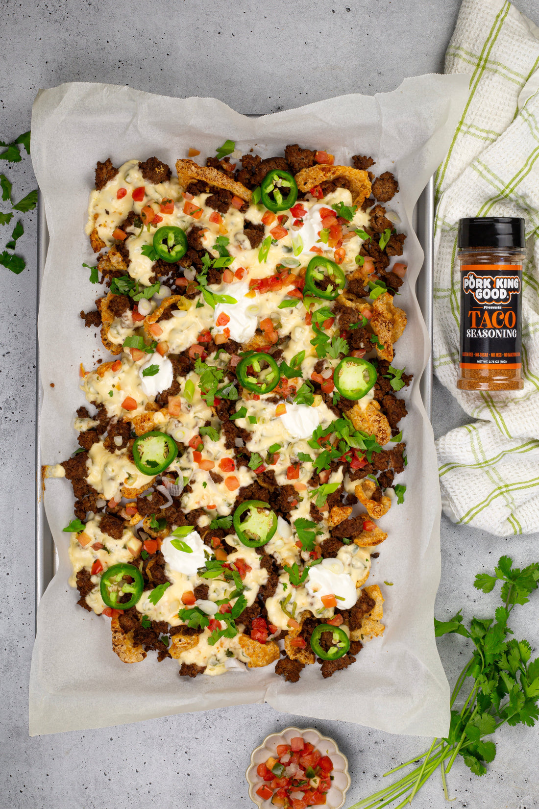 Keto Pork Rind Nachos