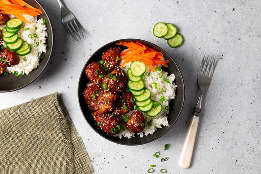 Pork King Good Gluten Free Sticky Tamari Honey Chicken Bowls