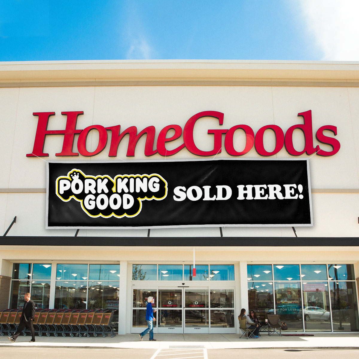 We're in HOMEGOODS !! Pork King Good