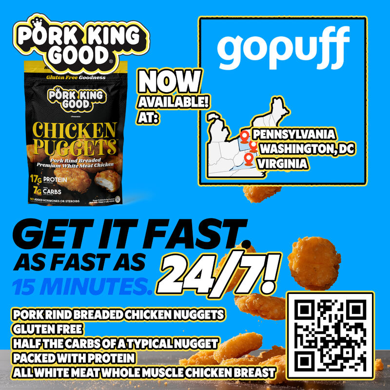 Frozen Chicken Puggets Are Now Live on Gopuff