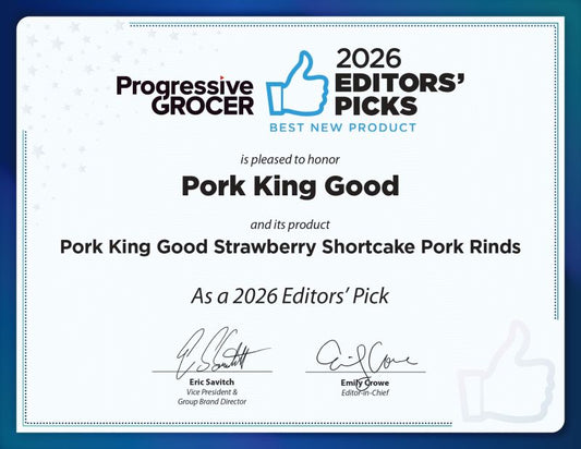 Strawberry Shortcake Pork Rinds Named a 2026 Progressive Grocer Editors' Pick