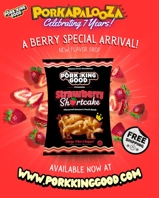 Introducing Strawberry Shortcake Pork Rinds