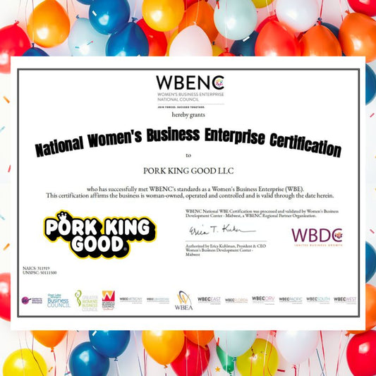 Pork King Good Earns WBENC Women's Business Enterprise Certification