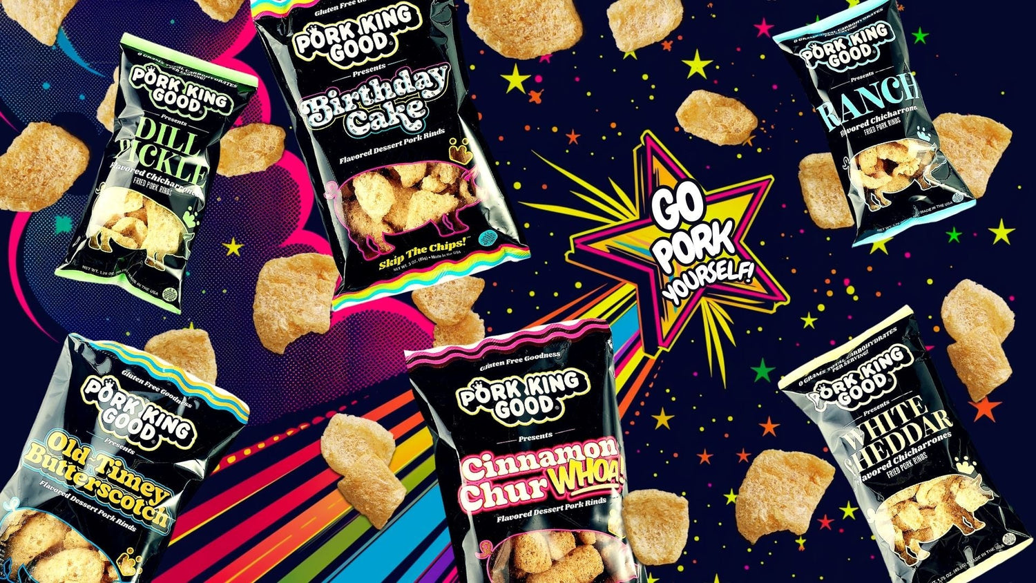Pork King Good Pork Rinds - The Full Collection of our Award-Winning Snacks!