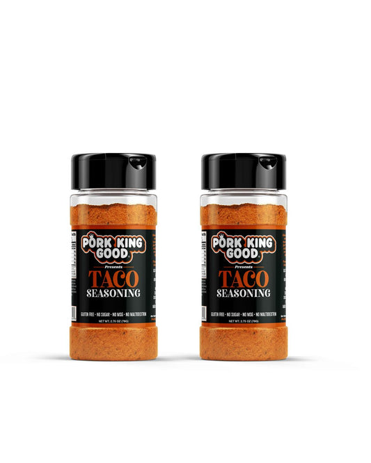 2 Pack Pork King Good Taco Seasoning