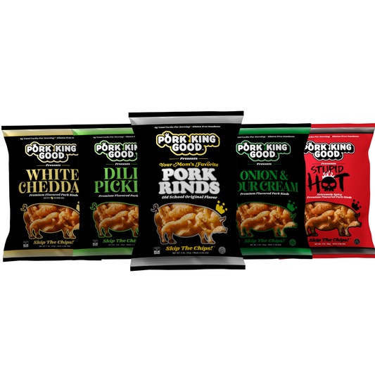 Savory Pork Rinds - 3oz Variety Pack (5-Pack)