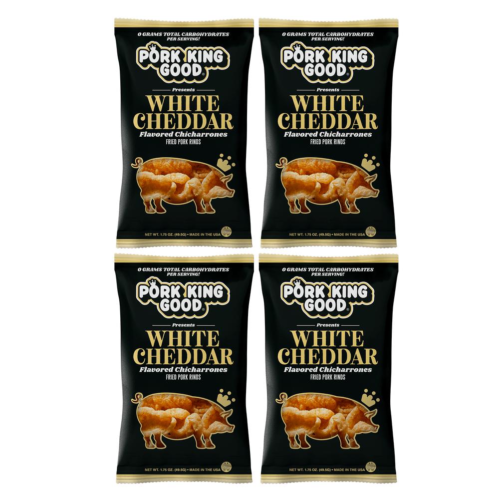 Pork King Good White Cheddar Pork Rinds