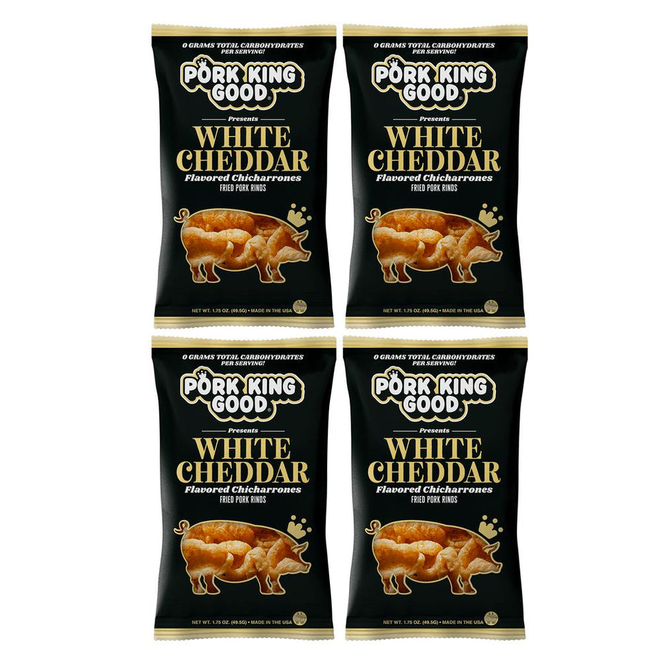 Pork King Good White Cheddar Pork Rinds