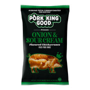 Pork King Good Onion & Sour Cream Pork Rinds - Pork King Good