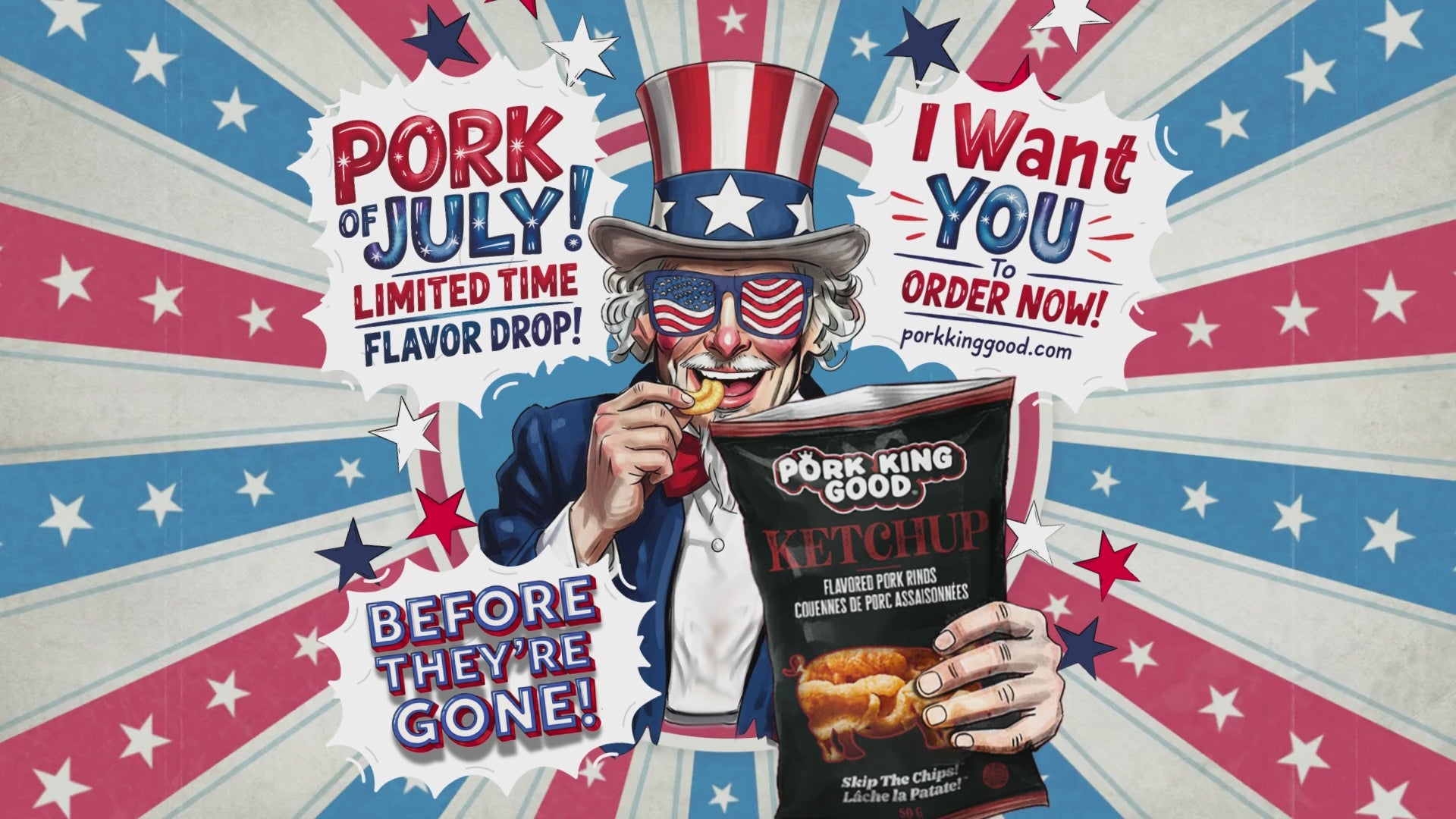Load video: Pork King Good Ketchup Pork Rinds Are Here!