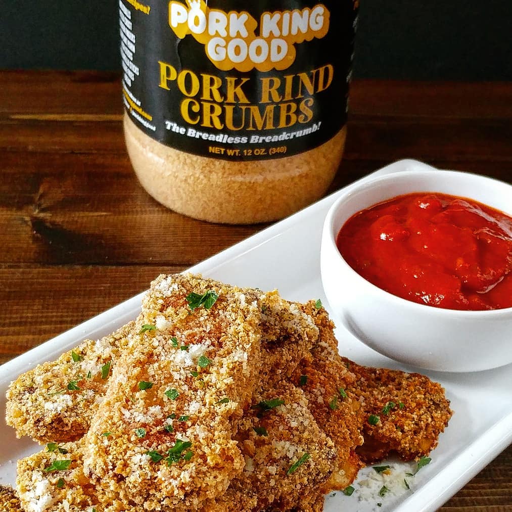 Pork King Good Pork Rind Crumbs Spicy Cajun Flavor - Pork King Good