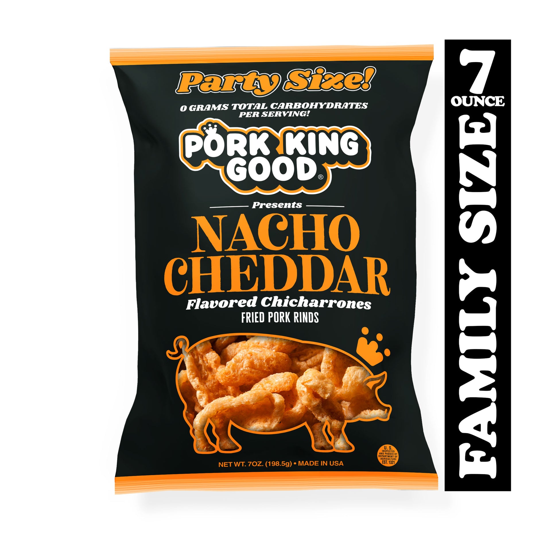  Pork King Good Stupid Hot Pork Rinds - (4 Pack) Low Carb, Keto  Diet Friendly Snack - Extremely Spicy Chicharrones