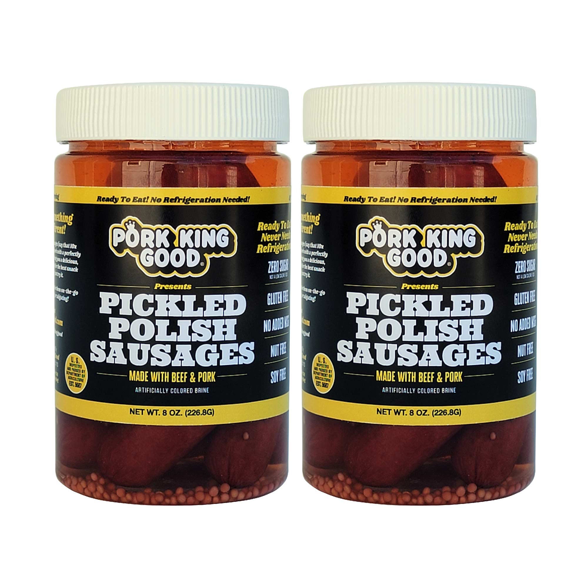 Pork King Good Pickled Polish Sausage 2 Pack