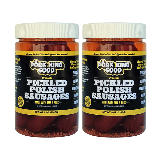 Pork King Good Pickled Polish Sausages 2 Pack